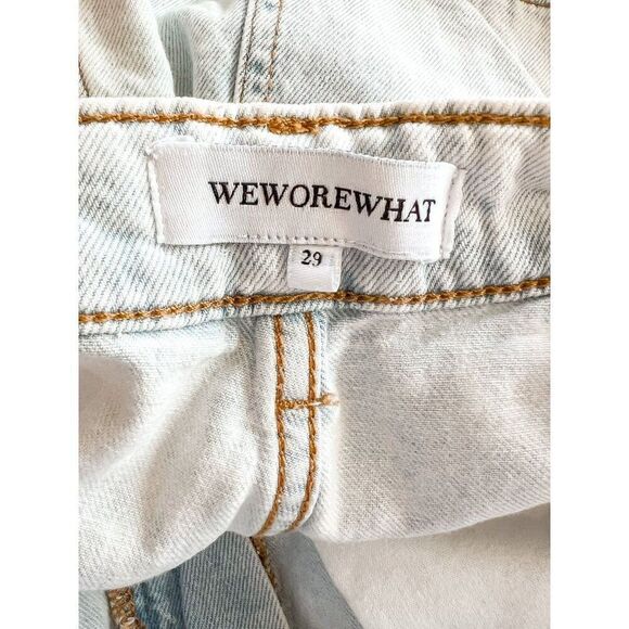 WeWoreWhat Utility Straight Denim Cargo Straight Leg Jeans Size 29 - Picture 5 of 6